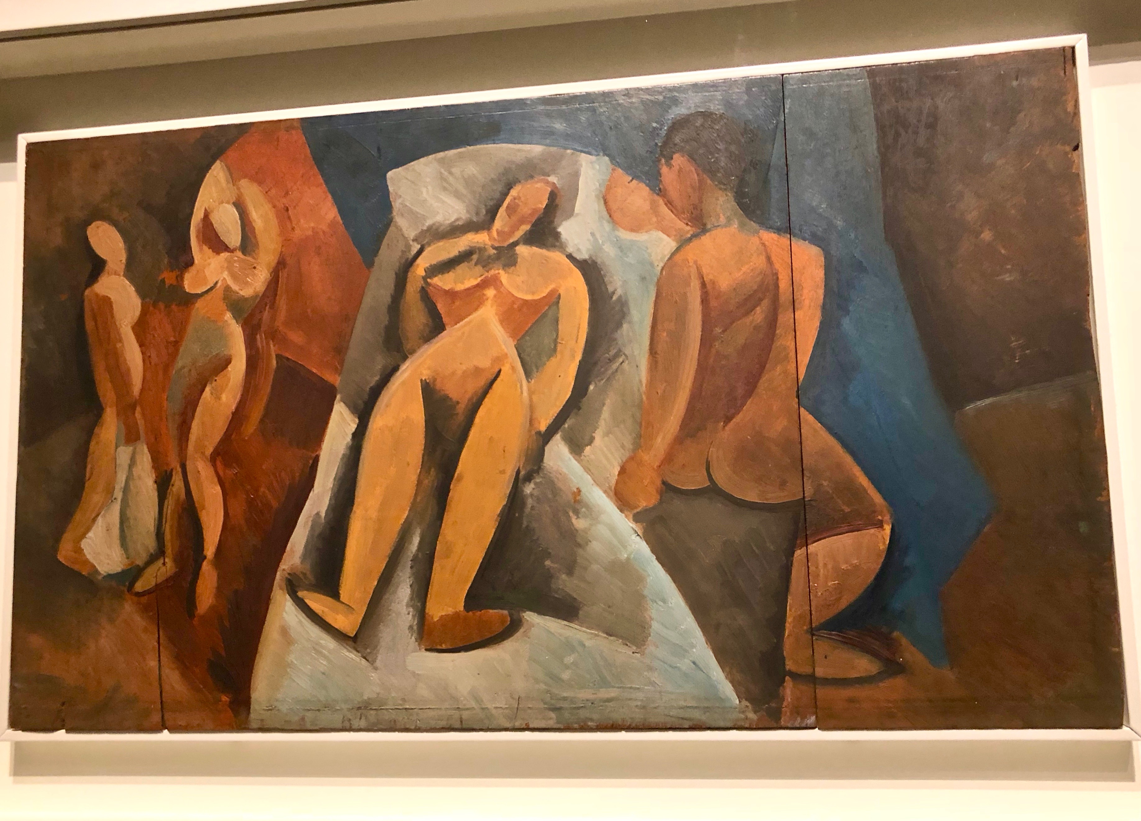 Nu couché avec personnages (Picasso, printemps 1908)