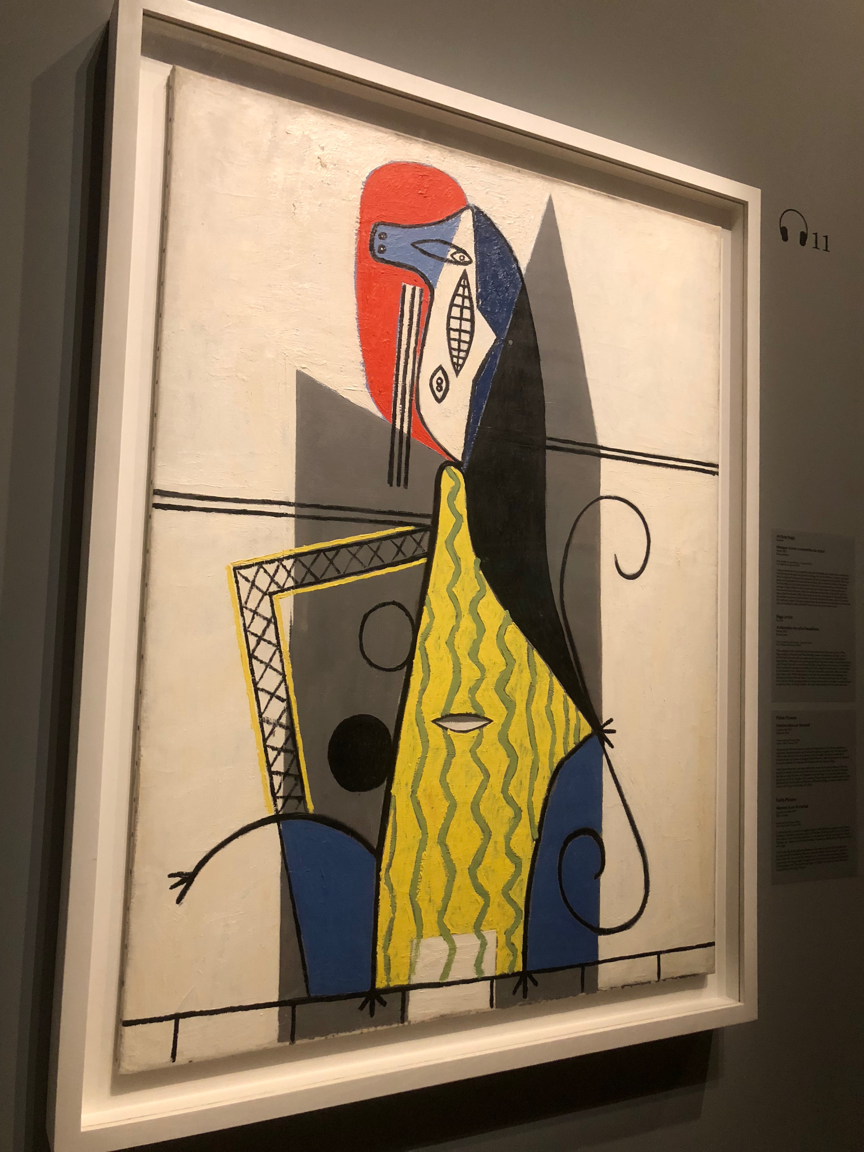 Femme dans un fauteuil (Picasso, été 1927)