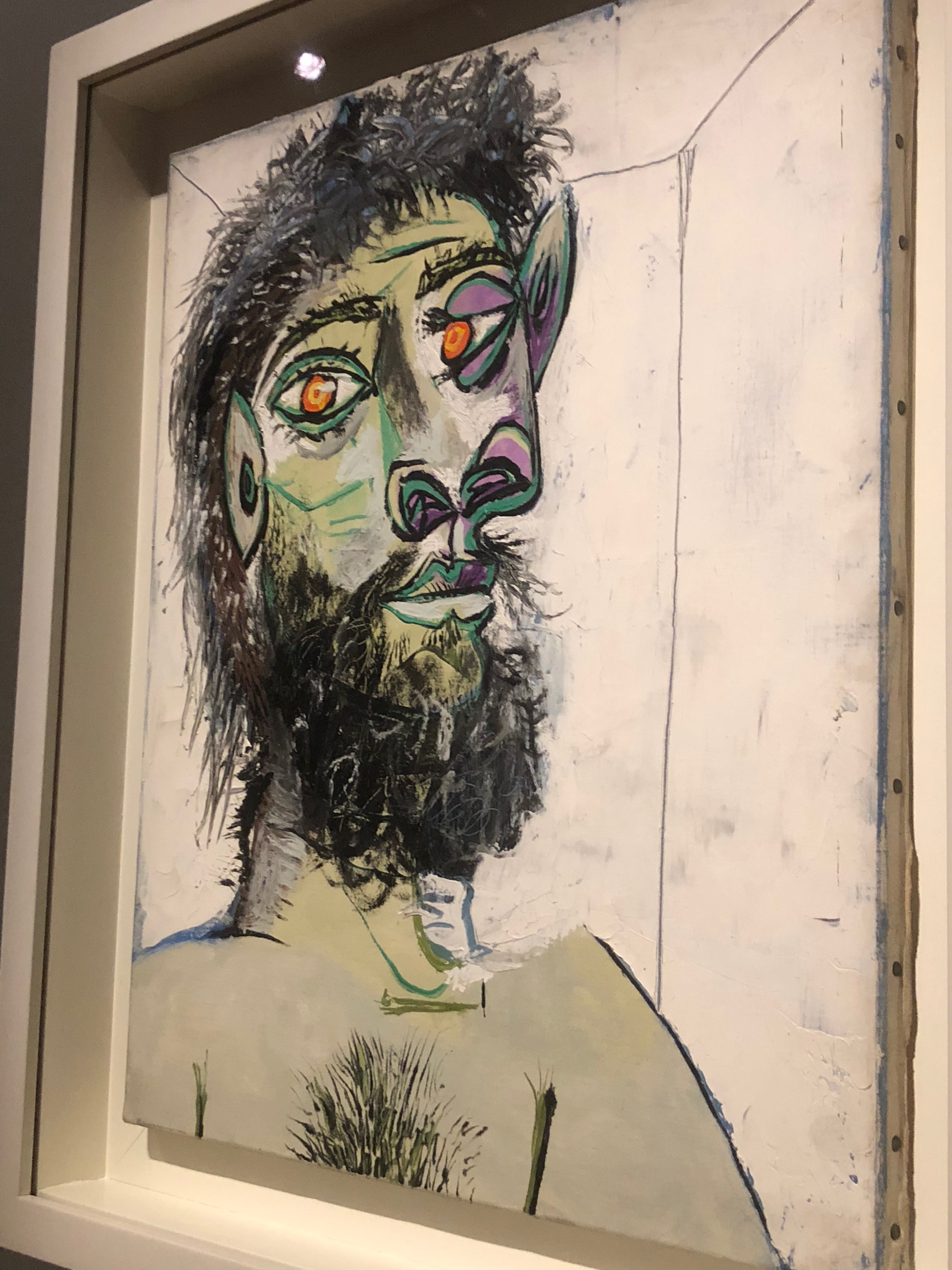 Tête d'homme barbu (Picasso, 1938?)