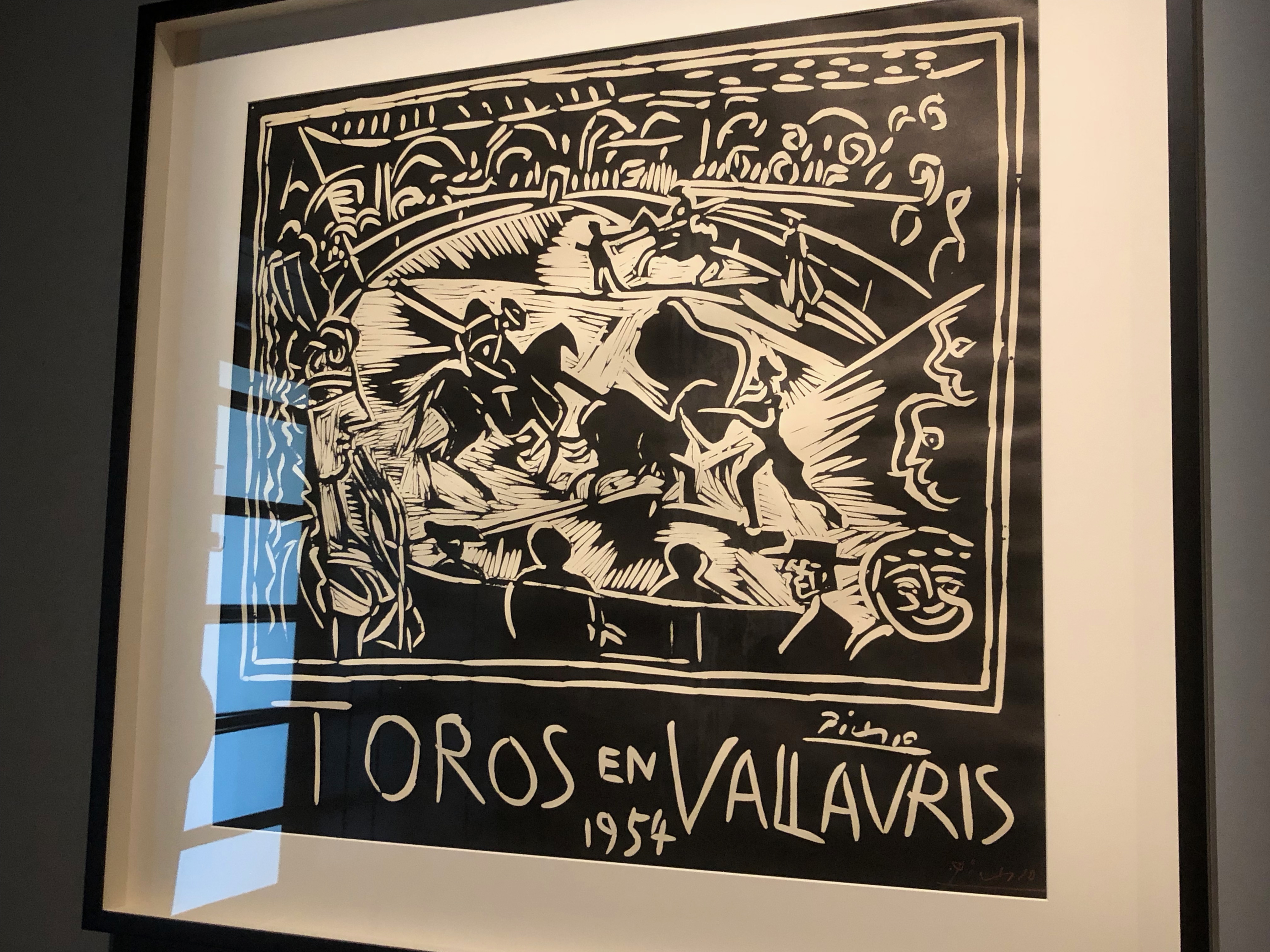 Toros en Vallauris (Picasso, 1954)