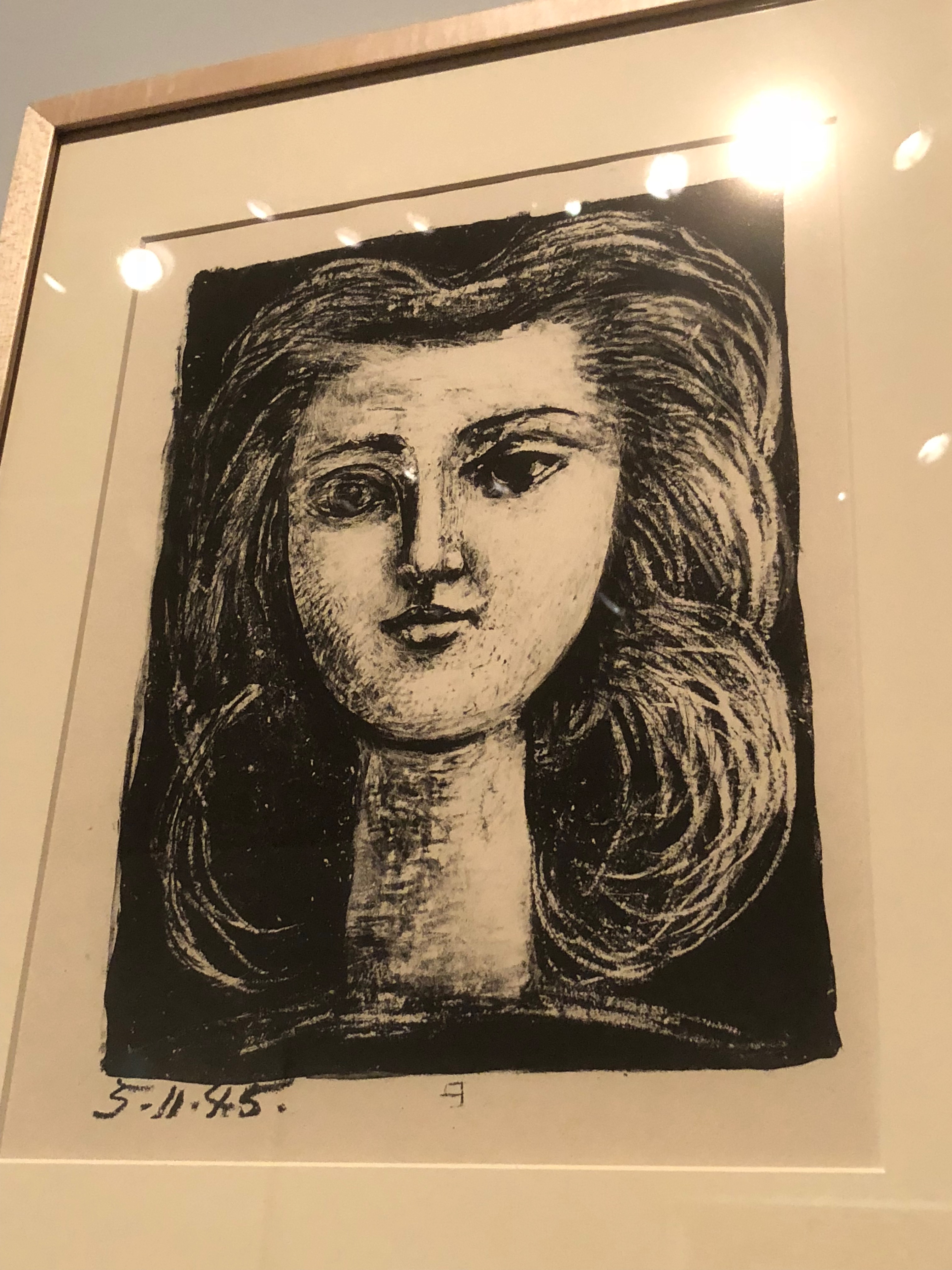 Tête de jeune fille (Picasso, 1945)