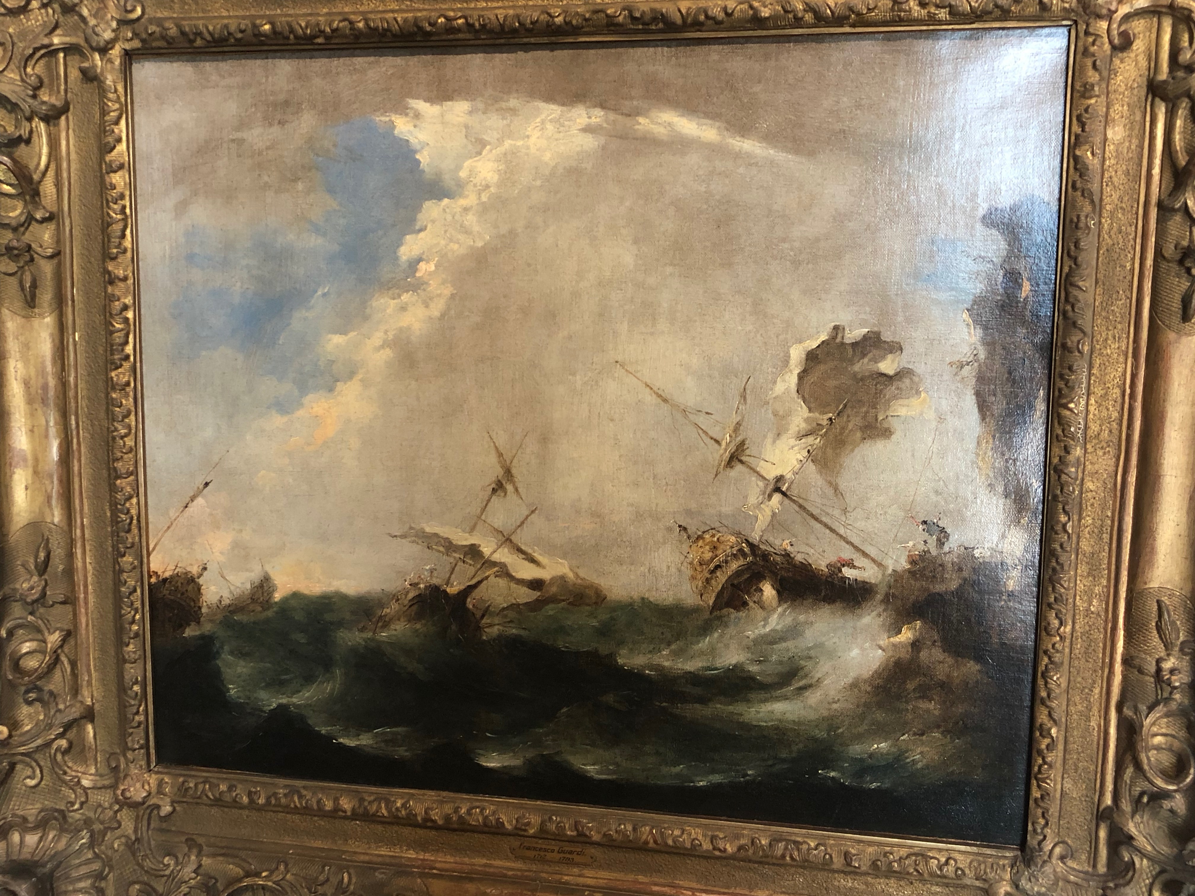 Tempête en mer (Francesco Guardi, c.1765)