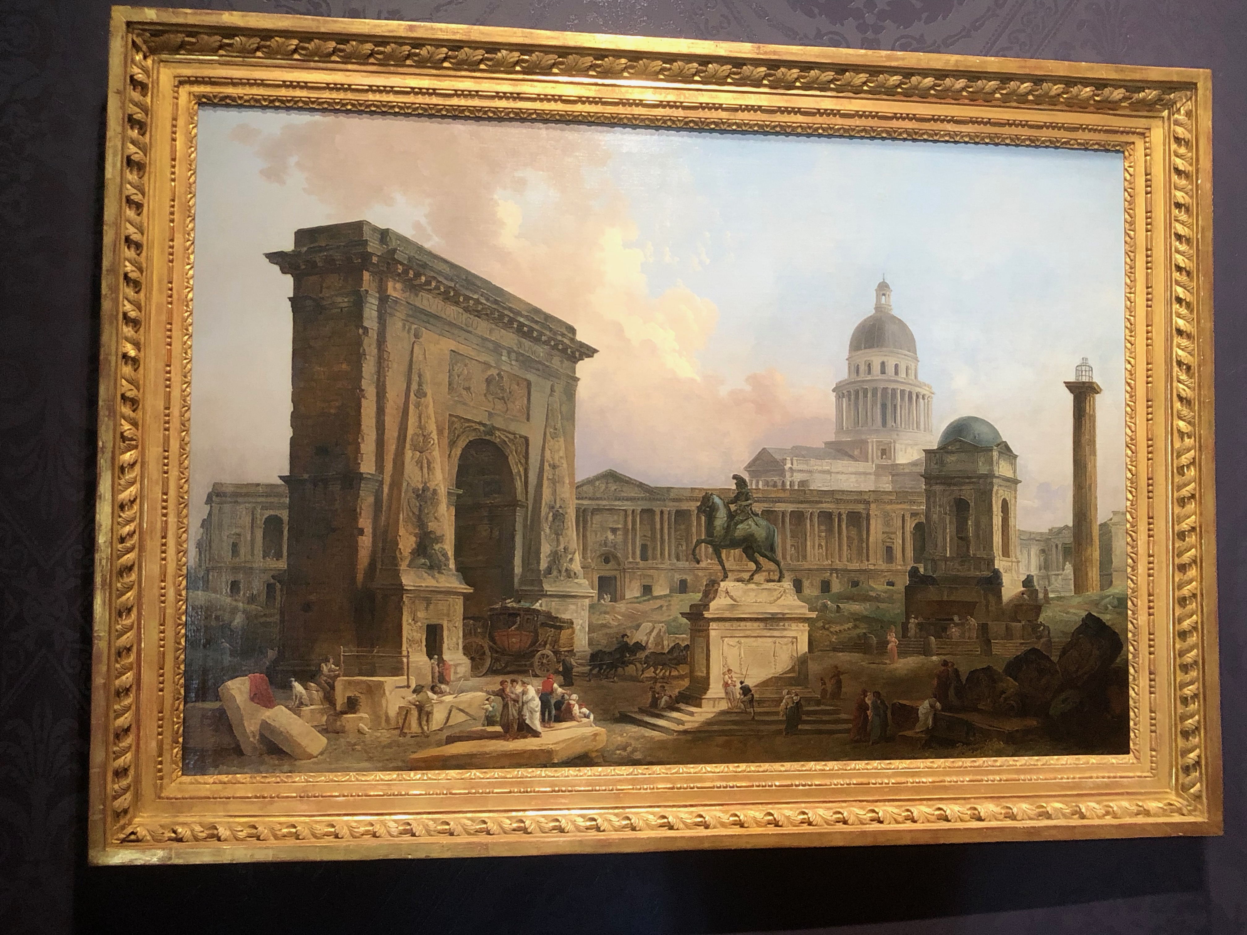 Les monuments de Paris (Hubert Robert, 1788)