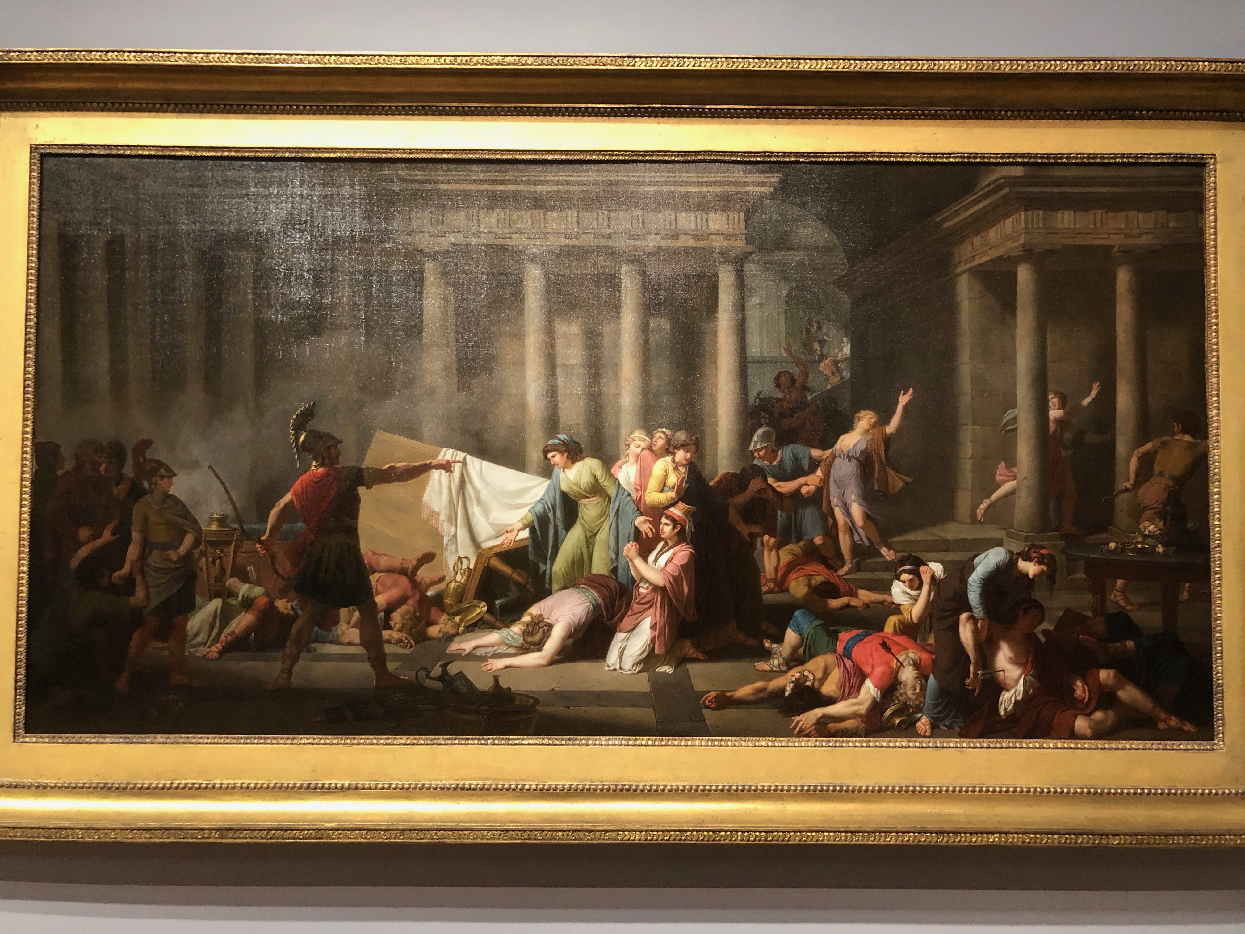 Ulysse de retour dans son palais... (Nicolas André Monsiau, 1791)