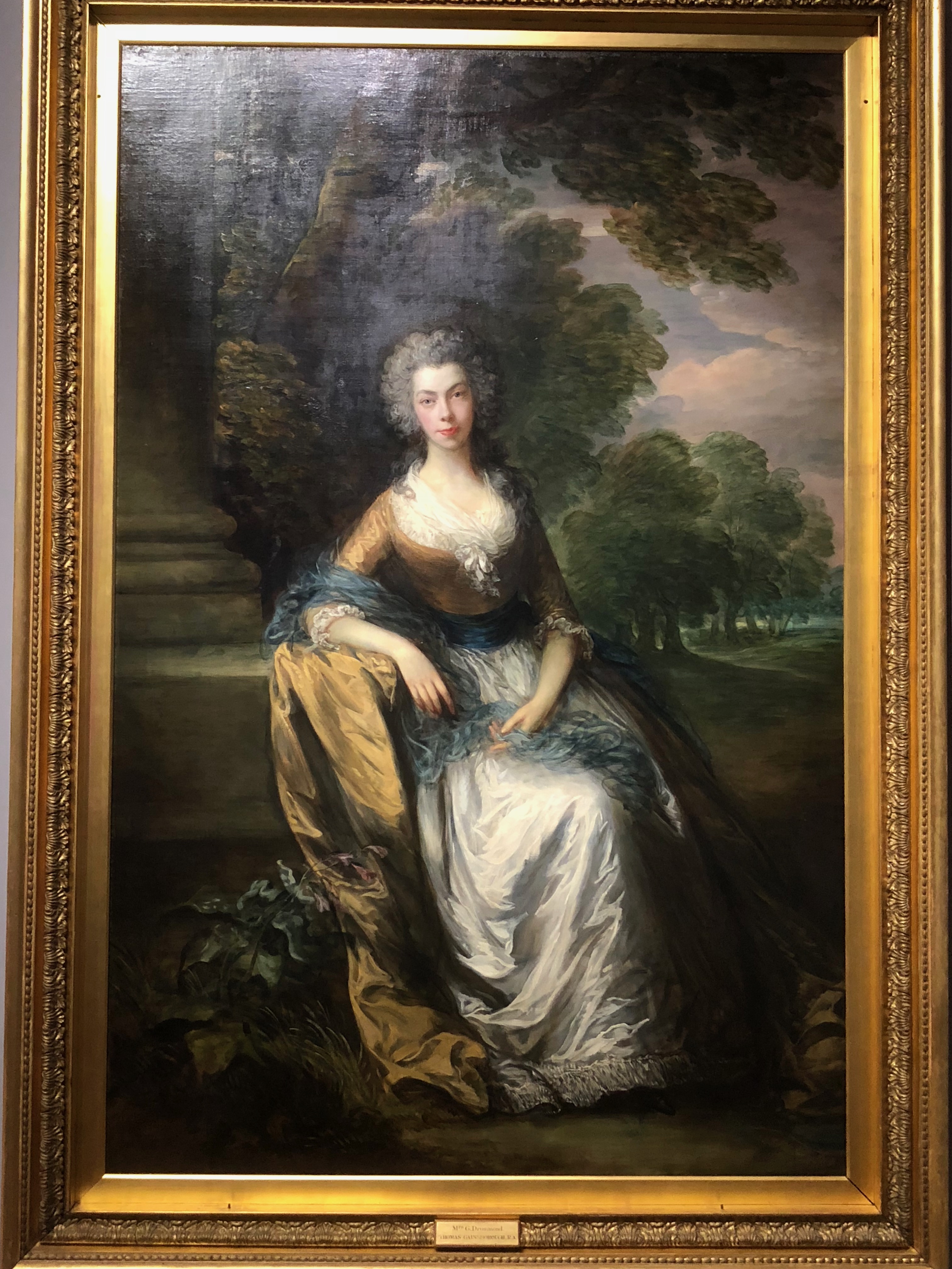 Portrait de Madame George Drummond (Thomas Gainsborough, 1779-1782)