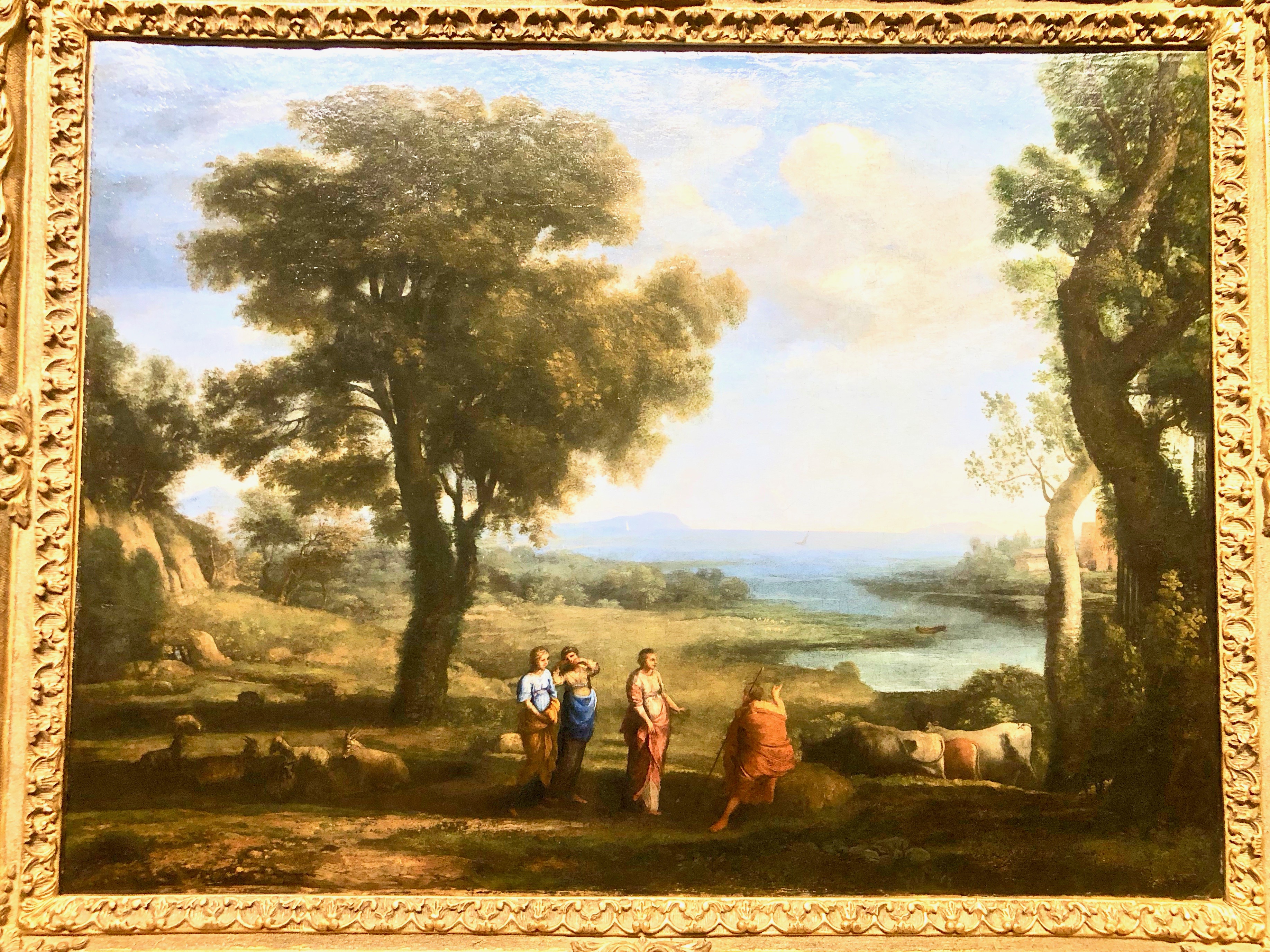 Les filles d'Hélios cherchant leur frère ¨haéton (Claude Gellée, dit Claude Lorrain, 1658)