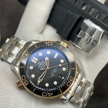 Omega Seamaster Replica 300M Black Dial