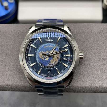 Omega Superclone Seamaster Aqua Terra Worldtimer 43mm Automatic