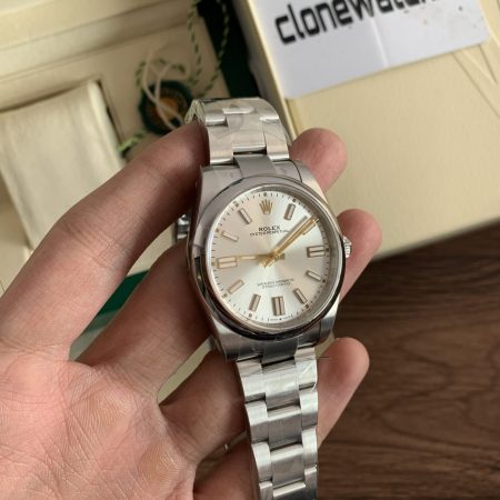 Super Clone Rolex Oyster Perpetual 41 Silver Dial