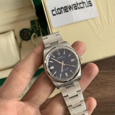 Top Quality Rolex Oyster Replica Perpetual 36mm Blue Dial