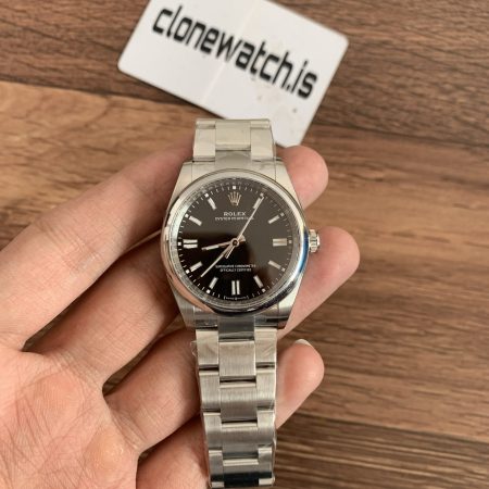 1:1 Best Clone Rolex Oyster Replica Perpetual 36 Black Dial