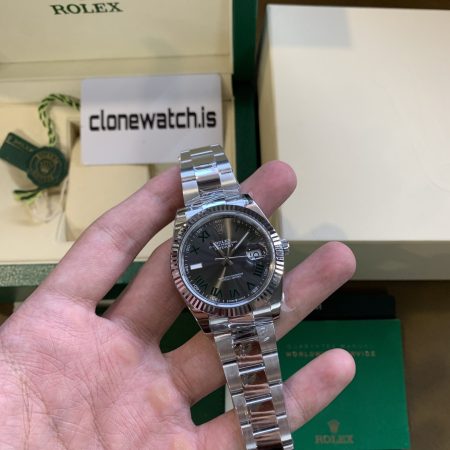 Super Clone Rolex Datejust 41 Wimbledon Oyster Clone 3235