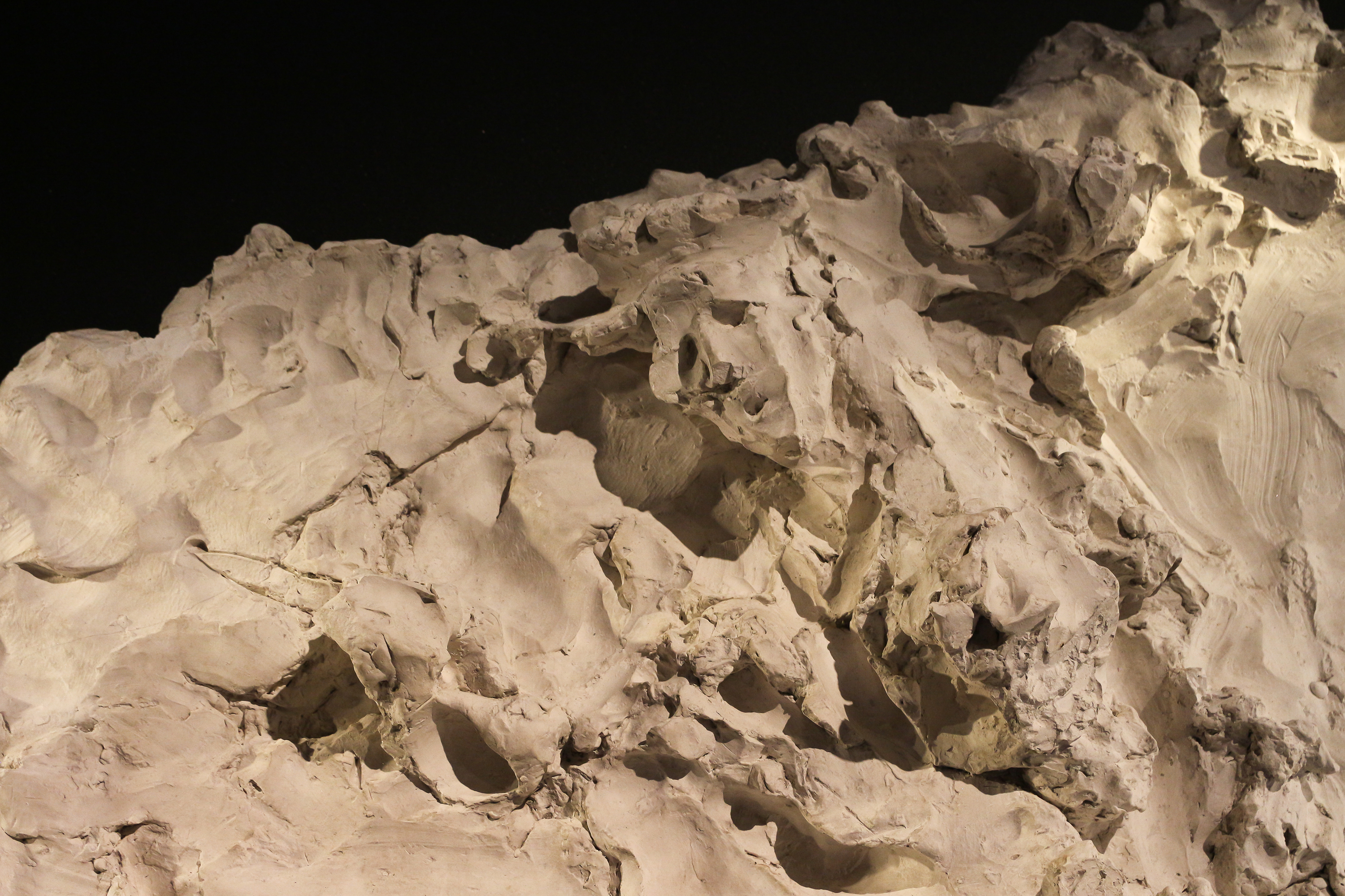 Prima versione in gesso della Pietà di Fontana