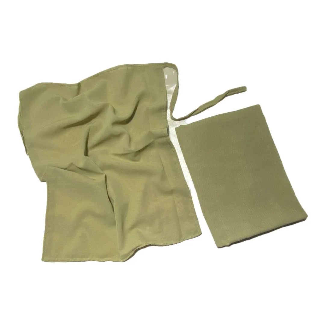 Niqab Set Tie-back Hijab & Niqab Hijab Set Clothifydotpk