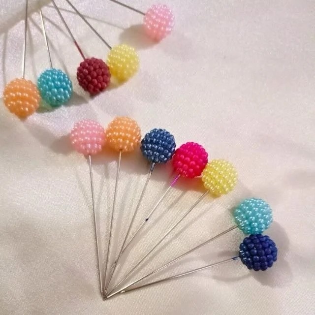 Multi Color Pearl Pins