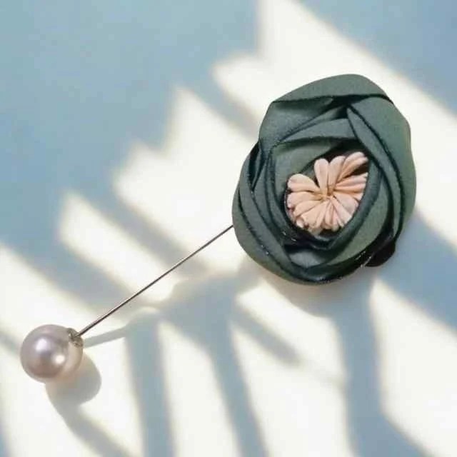 Victorian Silken Brooch