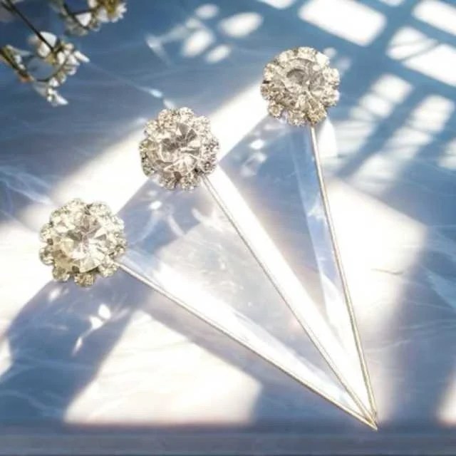Rhinestone Floret Pins