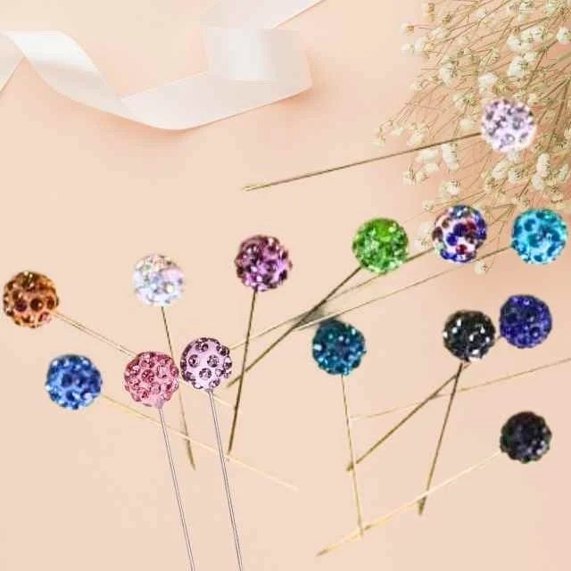 Sparkling Crystal Pins