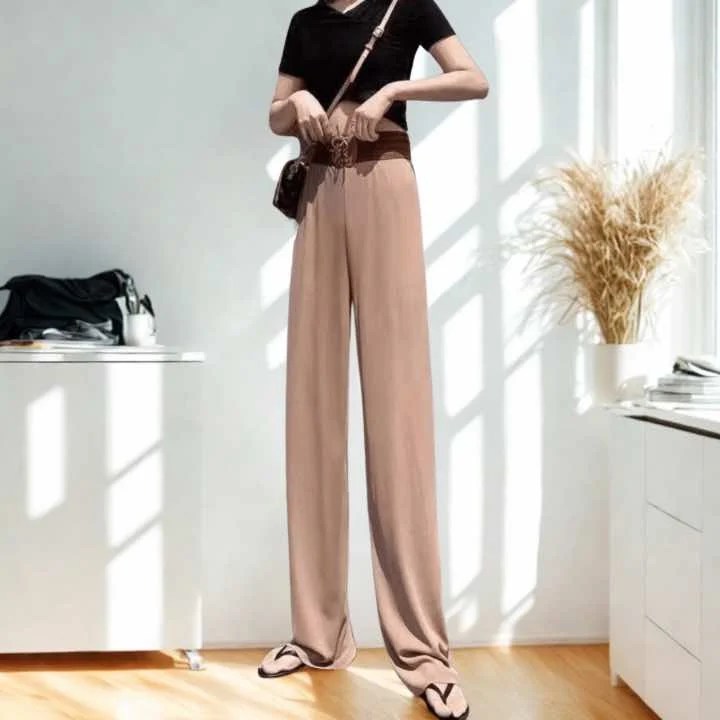 Imported High Slack Lace-Up Pants