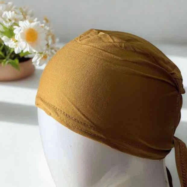 Tie Back Hijab Cap Clothifydotpk