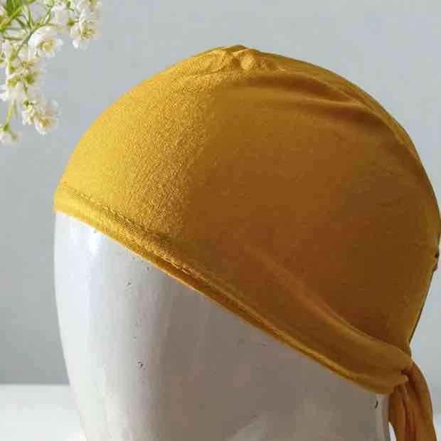 Tie Back Hijab Cap Clothifydotpk