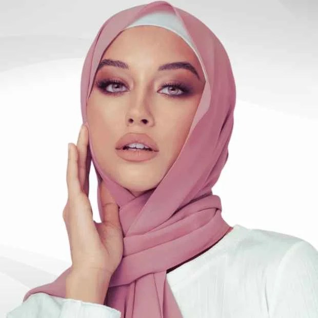 Chiffon Georgette Hijab Clothifydotpk