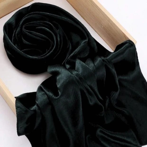 Crinkle Silk Hijab Clothifydotpk