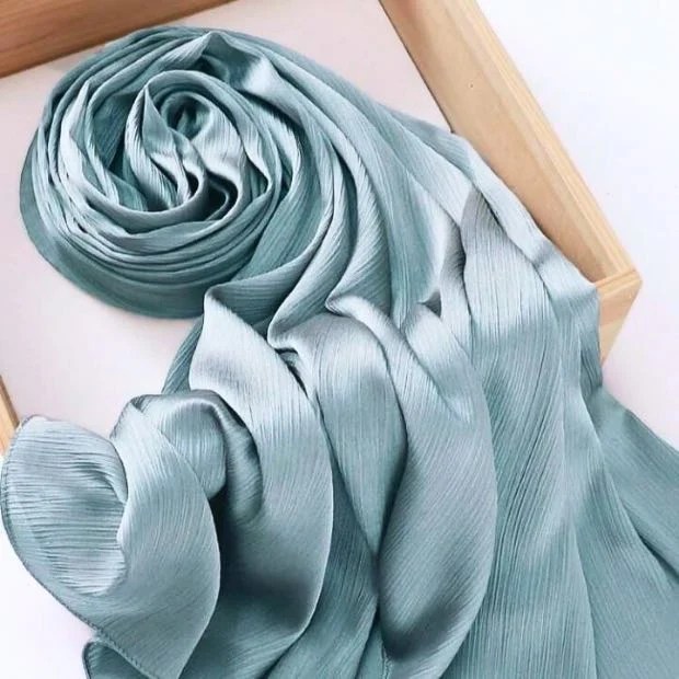Crinkle Silk Hijab Clothifydotpk