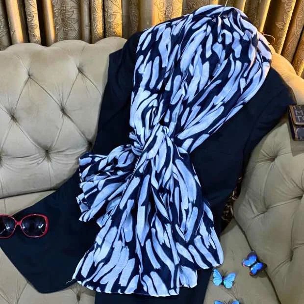 Printed Lawn Hijab Clothifydotpk