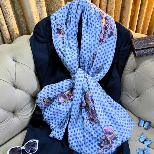 Printed Lawn Hijab Clothifydotpk