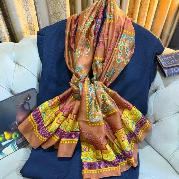 Printed Lawn Hijab Clothifydotpk