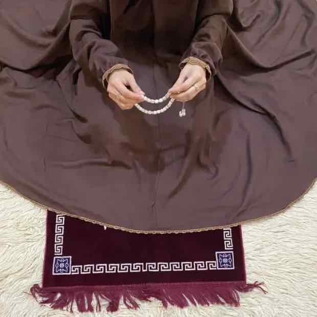 Premium Namaz Chadar Jilbab Namaz Chadar with Sleeves Irani Chadar Khimar Clothifydotpk