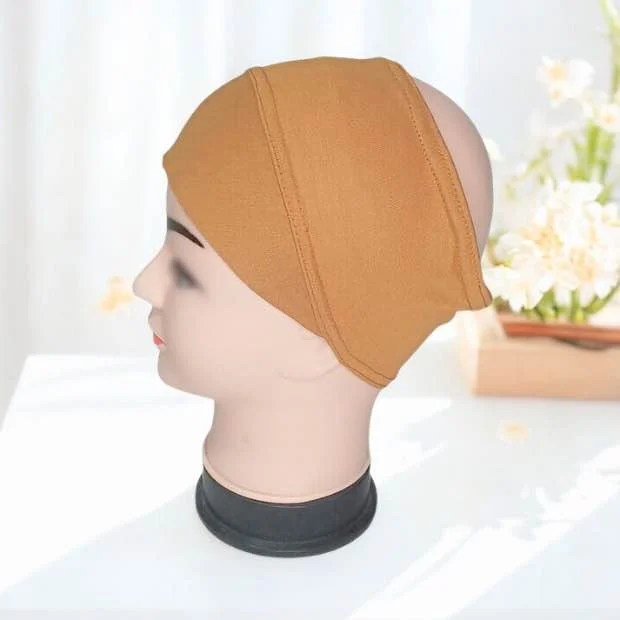 D-Shape Half Band Hijab Cap Underscarf D-Shape Headband Clothifydotpk