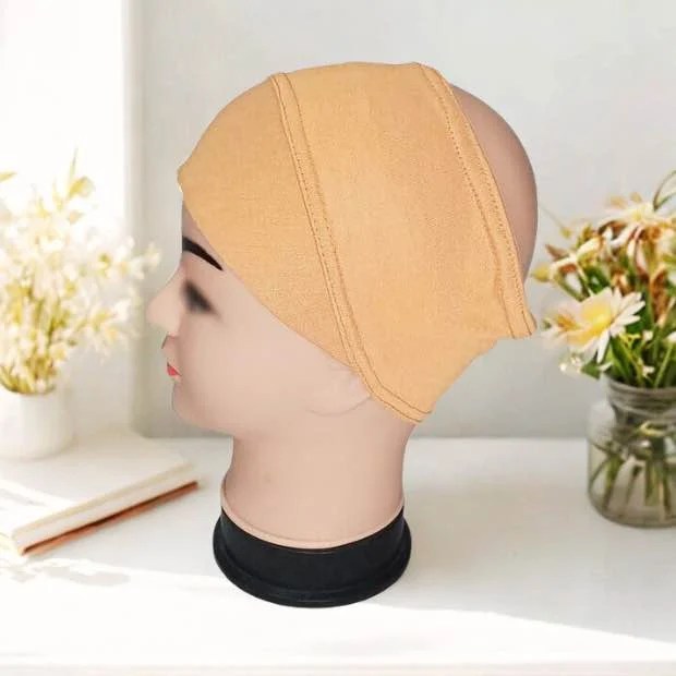 D-Shape Half Band Hijab Cap Underscarf D-Shape Headband Clothifydotpk