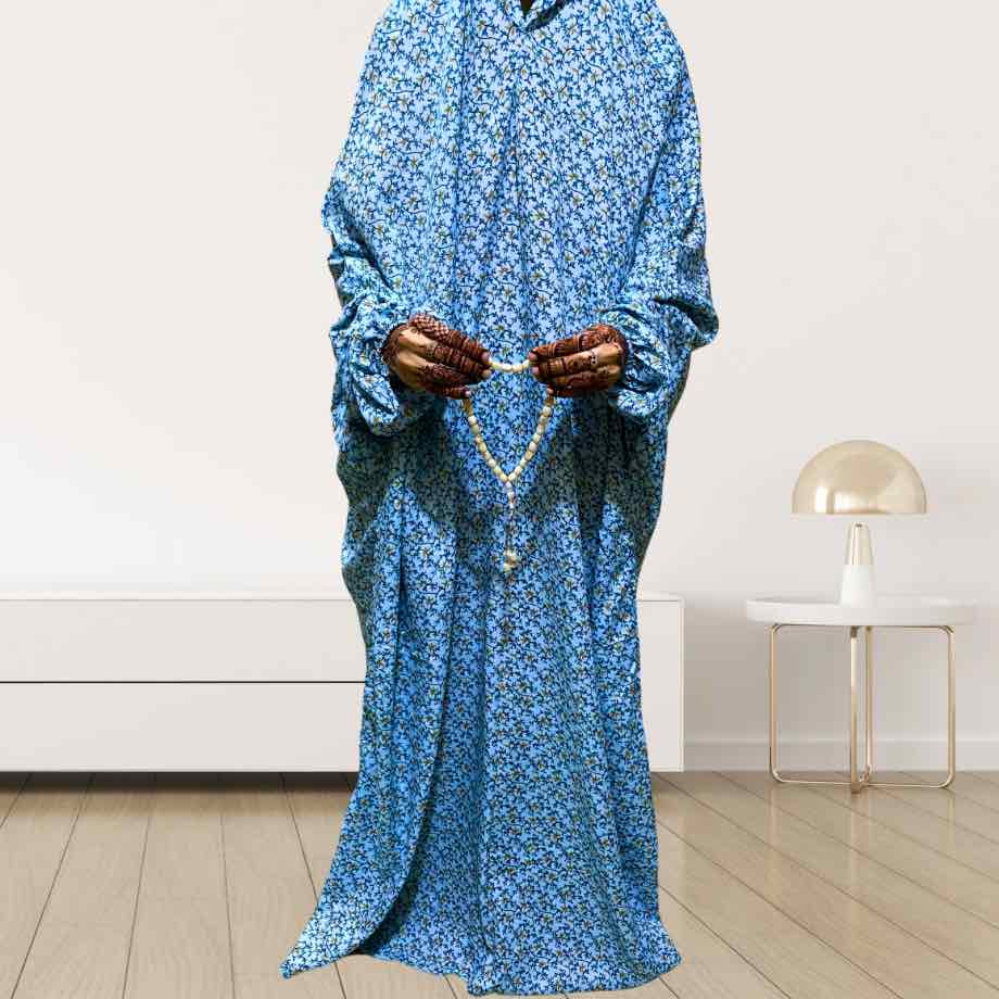 Namaz Chadar with sleeves Arabic Namaz Chadar Clothifydotpk