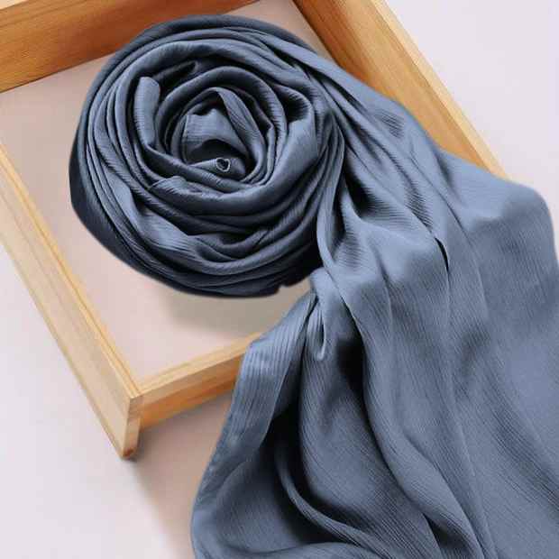 Crinkle Silk Hijab Clothifydotpk