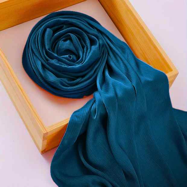 Crinkle Silk Hijab Clothifydotpk