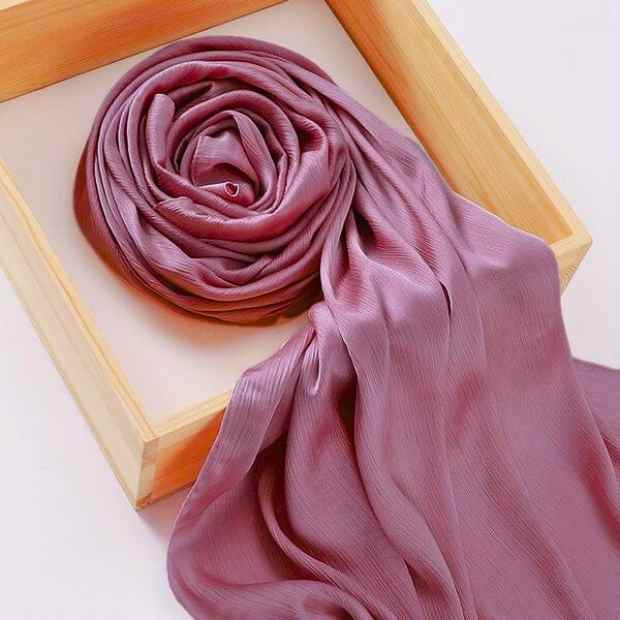 Crinkle Silk Hijab Clothifydotpk