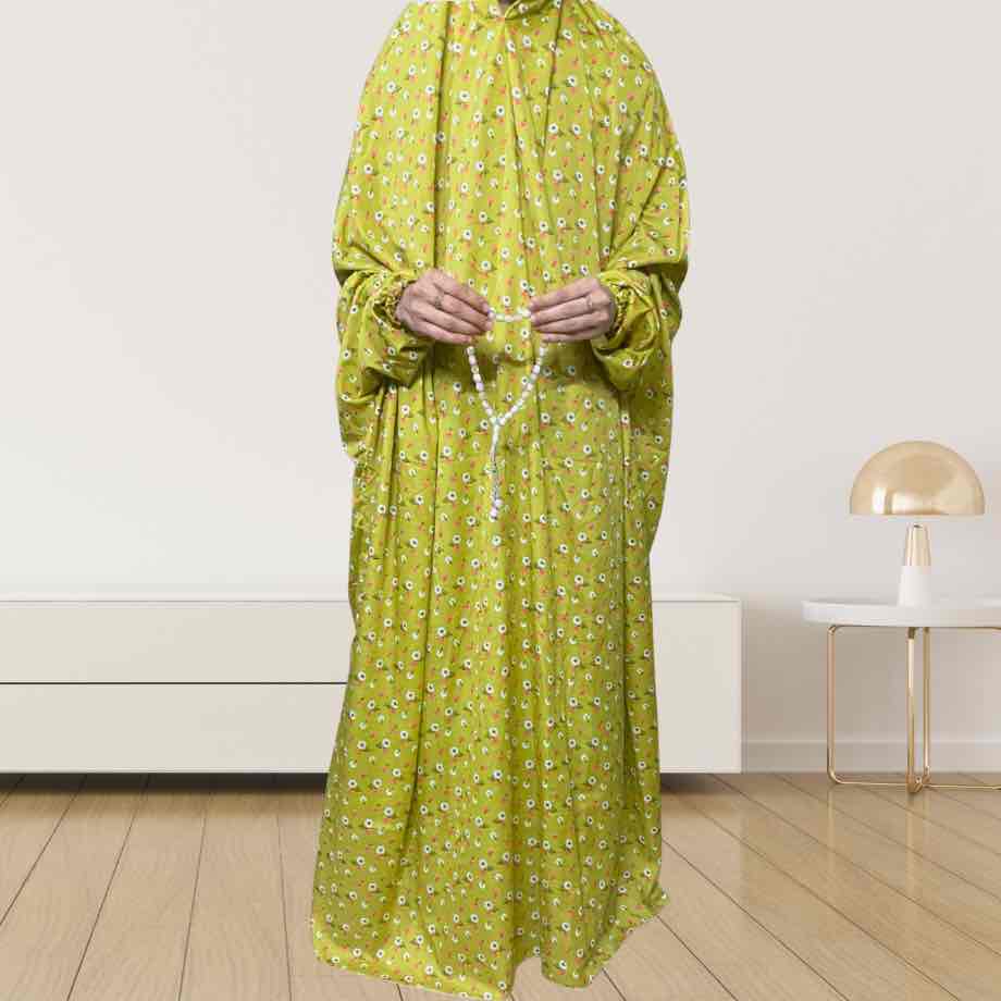 Namaz Chadar with sleeves Arabic Namaz Chadar Clothifydotpk