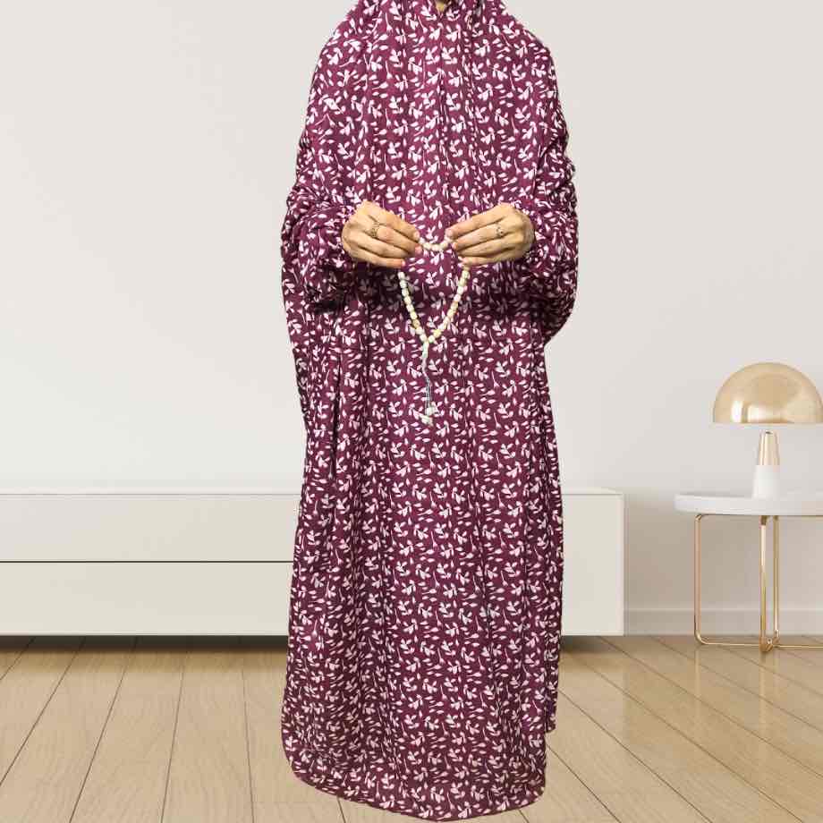 Namaz Chadar with sleeves Arabic Namaz Chadar Clothifydotpk