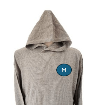 Thermal  Hoodie - grey