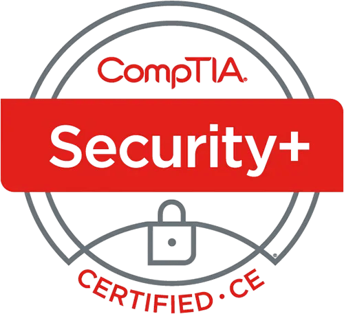 CompTIA Security+ certification badge