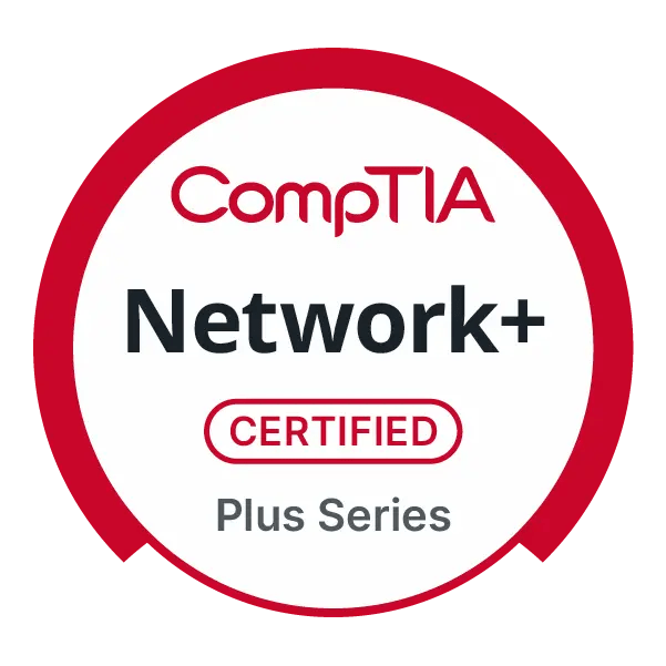 CompTIA Network+ certification badge