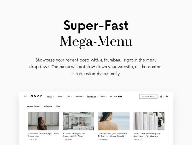 Once - Clean & Elegant WordPress Blog Theme - 14