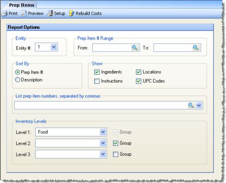 Prep Items Report - Best Space Backgrounds in Retina