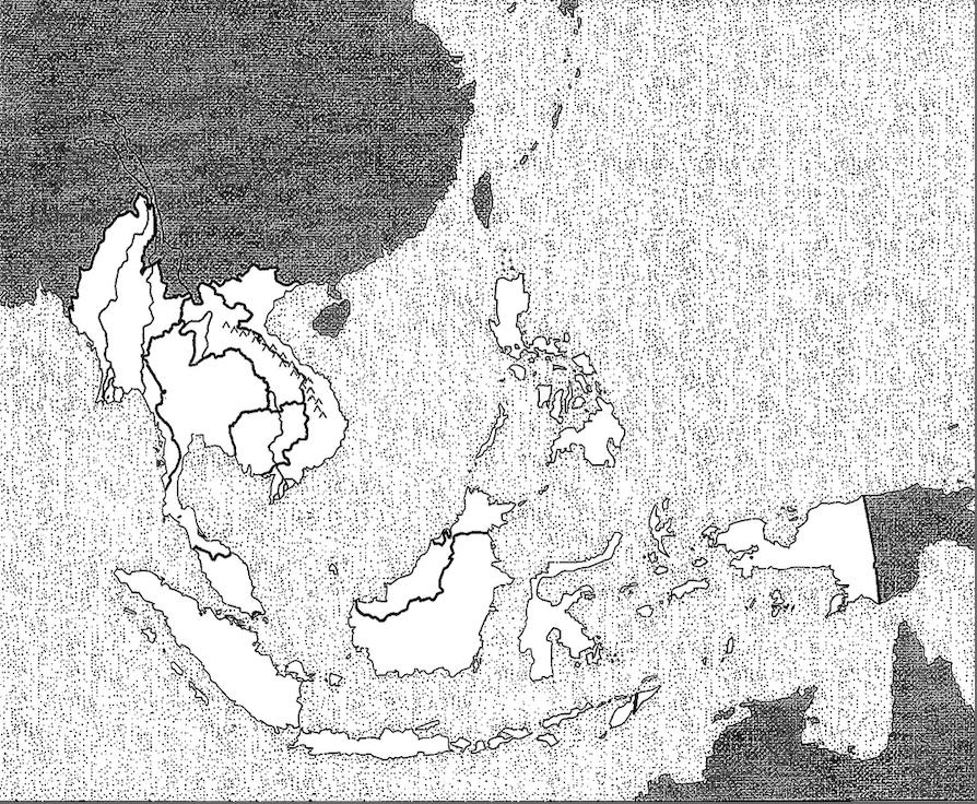 Mapa Interactivo Southeast Asia Physical Map 