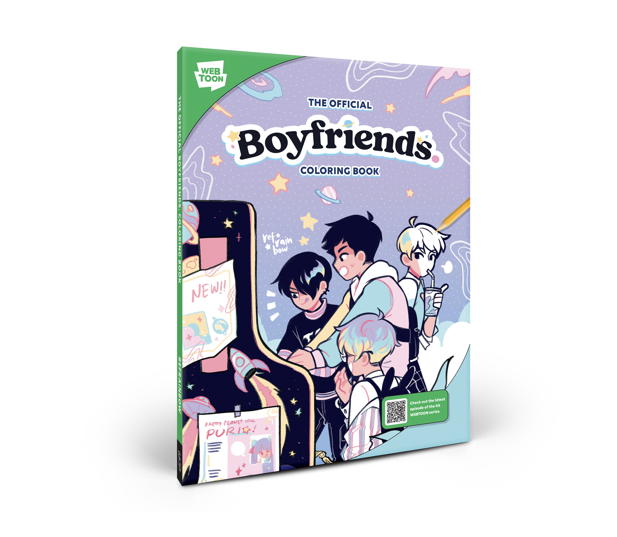 Boyfriends Webtoon BOYFRIENDS COLORING BOOK Special Edition