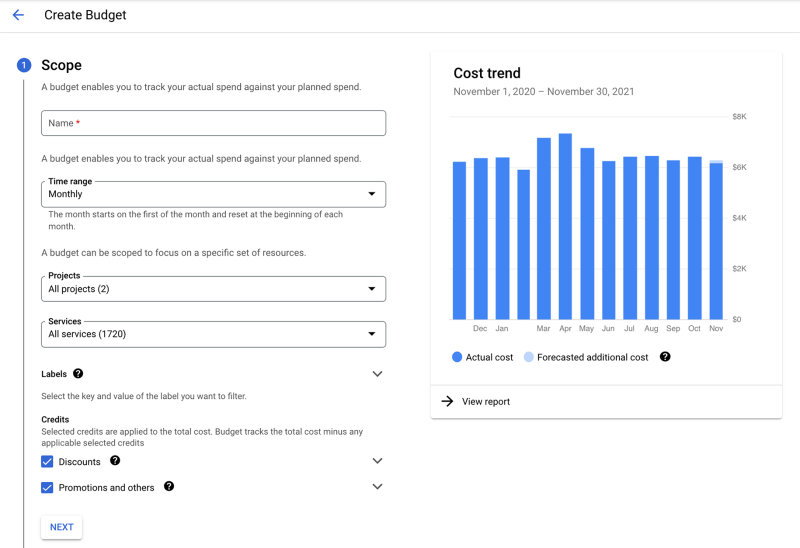 Using The Cloud Billing Budget Api Google Cloud - Premium Ocean Background Gallery - Retina