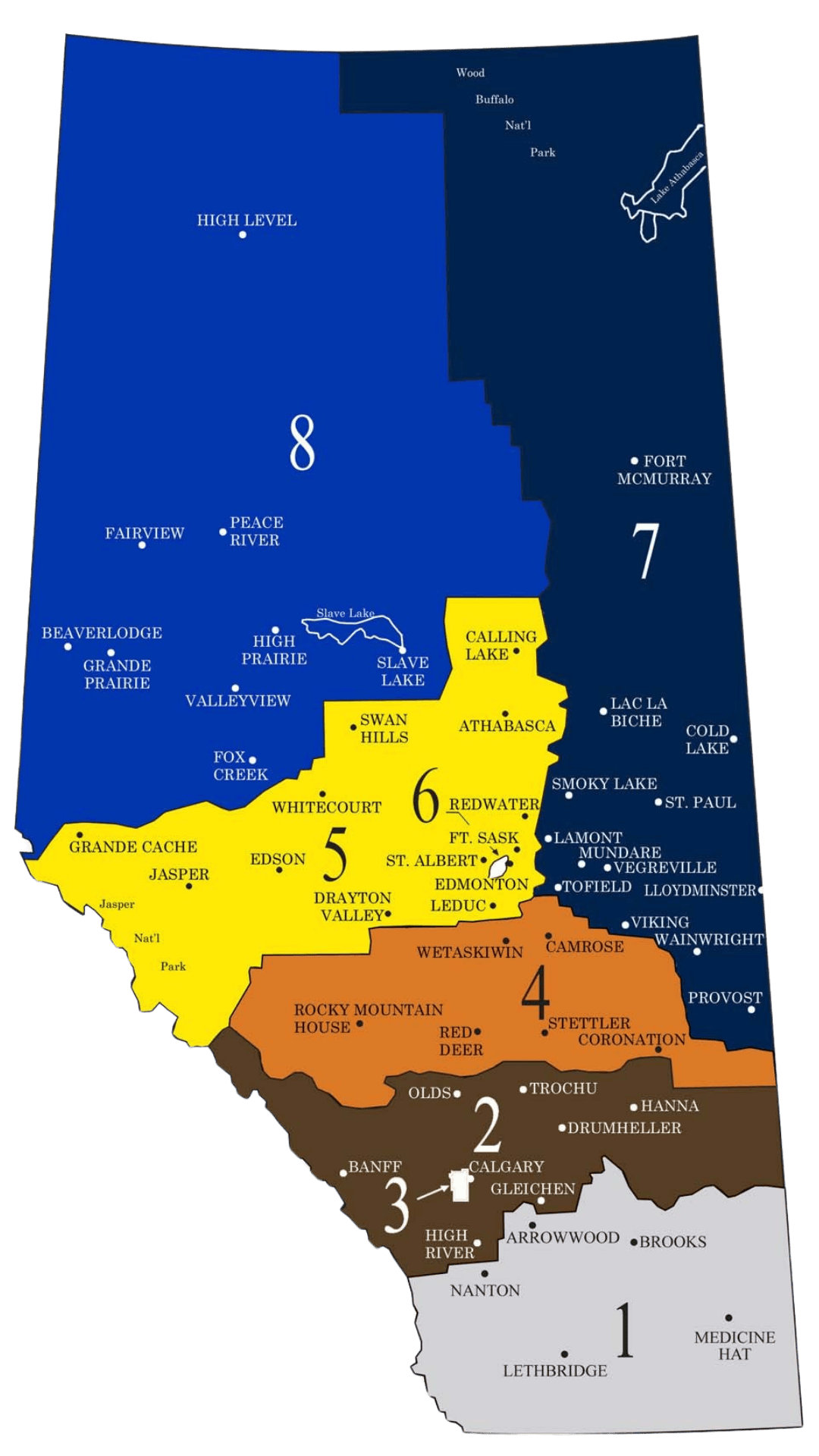 Alberta Lacrosse Association ASG ZoneMap 