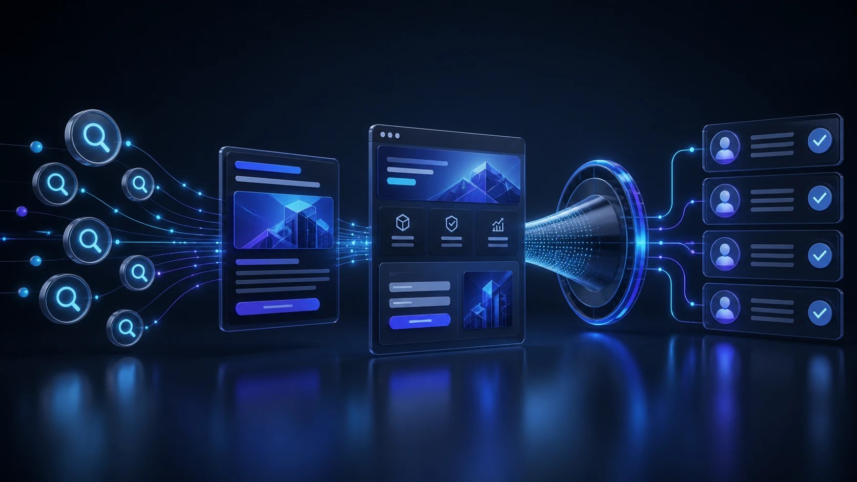 Search intent flowing into qualified enquiries